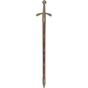  Richard the Lionheart Sword Brass Replica with Scabbard 