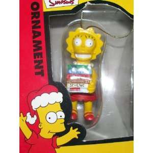  The Simpsons Lisa w. School Books Christmas Ornament NEW 