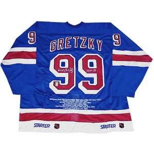   New York Rangers Autographed Career Stats Jersey