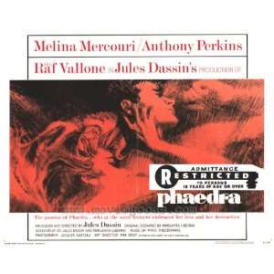   27x40 Melina Mercouri Anthony Perkins Raf Vallone