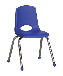   school stack chair features a molded seat with vented back reinforced