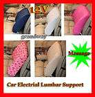 12v electrcial message lumbar back support cushion pillow for car