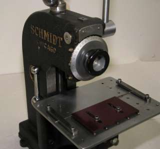 Schmidt TRI Toolroom Indentor Namplate Detail Marking Press  
