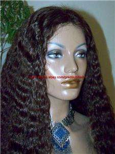 Custom Full Lace Human Indian Hair Remi Remy Wig 28 #4 140% Density 