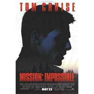 Tom Cruise original MISSION IMPOSSIBLE (1996) 27 x 41 two sided movie 