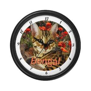 Bengal Kitten 2 Pets Wall Clock by CafePress