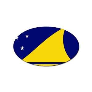  Tokelau Flag oval sticker 