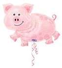 35 PIG BALLOON Barnyard Animal Farm Birthday Party items in Single 