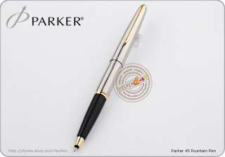 Parker 45 Rollerball Pen Flighter GT Refill Black Ink M  