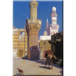  A Hot Day in Cairo (In front of the Mosque) 11x16 Streched 