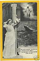 Titanic Memorial Postcard   Poem Ship Bamforth  