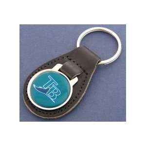  Tampa Bay Devil Rays Leather Keychain