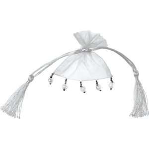   Organza Gift and Favor Bag (with beads and tassels): Home & Kitchen
