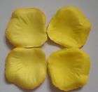 600pc light yellow Silk Rose Petals Wedding Flowers