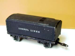 Lionel Lines Coal Tender O Scale Metal Train  