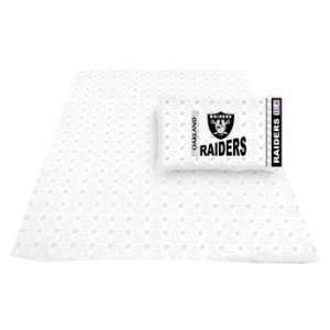  Oakland Raiders Queen Size Jersey Sheet Set