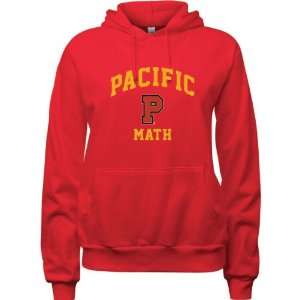  Pacific Boxers Red Womens Math Arch Hooded Sweatshirt 