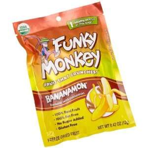 Funky Monkey Snacks   Freeze Dried Fruit, Bananamon   0.42 oz. (12 