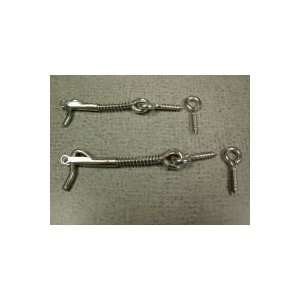 Stainelss Steel Latches (Hooks & Eyes)