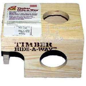    Penn Plax Small Animal Timber Hide a Way Small