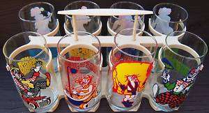 RINGLING BROTHERS BARNUM BAILEY CIRCUS GLASS SET 1976  