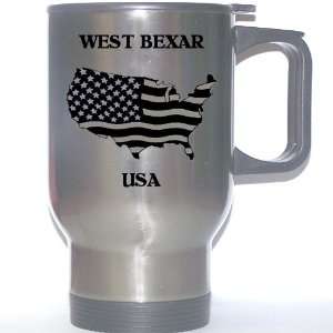  US Flag   West Bexar, Texas (TX) Stainless Steel Mug 