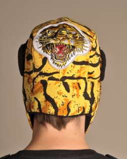 NWT ED HARDY MENS ALL OVER TIGAR PRINT WINTER HAT/MASK