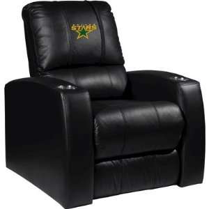 Home Theater Recliner with NHL Dallas Stars Panel 