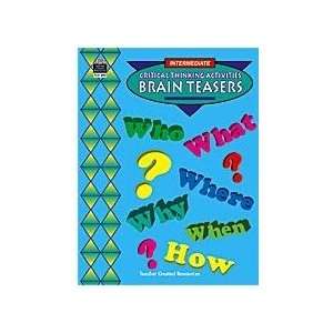  TEACHER CREATED RESOURCES TCM490 BRAIN TEASERS 