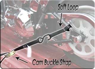 motorcycle trailer tie downs for strapping down a motorcycle to a 