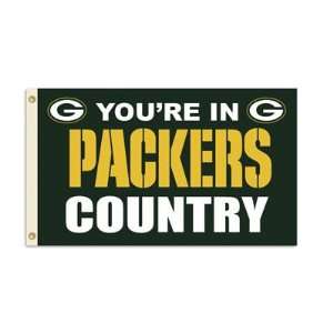  Green Bay Packers Flag   Packer Country: Sports & Outdoors