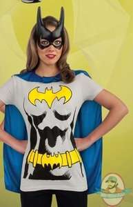 New Batgirl T Shirt Eye Mask and Cape by Rubies Costume  