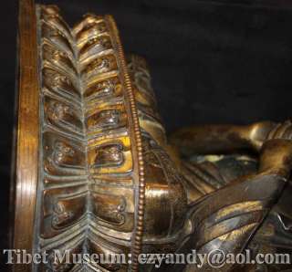 wonderful amazing sacred old antique tibetan buddhism gilded bronze 