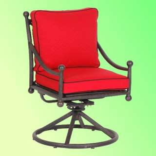 Caluco Cushion Seat/Back for Santorini Chair Logo Red  