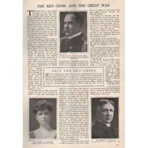    1914 Red Cross World War I Ward Boardman Bicknell 