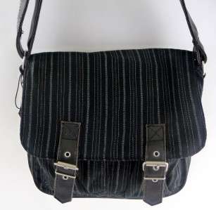 Tokyo Bay Black Savile Row Shoulder Satchel Handbag Purse Crossbody 