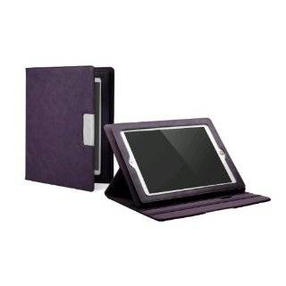   Earth Folio Case with Multi View Stand for iPad 2 / New iPad   Purple