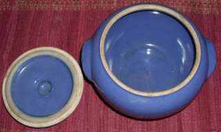 Watt Bean Pot or Cookie Jar ~ Blue ~ Vintage  