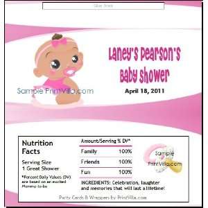  African Baby Girl Pink Candy Bar Wrapper: Home & Kitchen