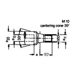   Adapter for Busselatto, Ompec Bilek, Weeke, Southeast Tool QCDA1006LH