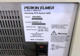 Perkin Elmer GeneAmp PCR System 2400 Thermal Cycler  