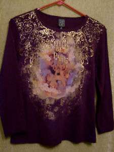 Suzie in The City Top Size S Brown Long Sleeve  