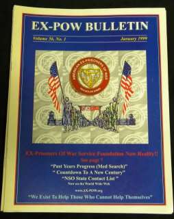 65) lot ex pow bulletin magazine war prisoners  