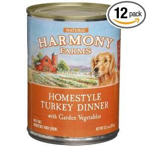 HARMONY FARMS Homestyle Turkey Dinner with Garden Vegetables Food for 