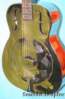 Recording King RM 998D Roundneck Style O Bell Brass Resonator Guitar