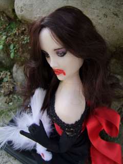 ooak fairy tale vampire goth gothic art doll Breaking Dawn Bella 
