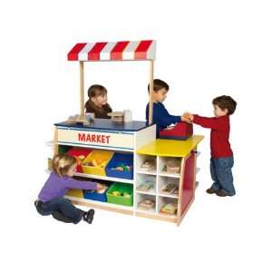 Guidecraft G97269 Color Bright Dramatic Play Center, MultiColor Finish