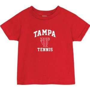 Tampa Spartans Red Toddler/Kids Tennis Arch T Shirt:  