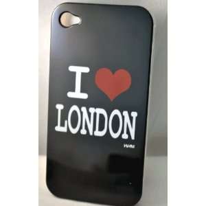  Palace  Black ( I Love London) case with screen protector for Apple 