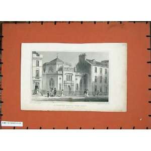  1829 View St GeorgeS Chapel York Place Edinburgh